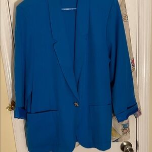 Requirements Vibrant Blue Women's Blazer
